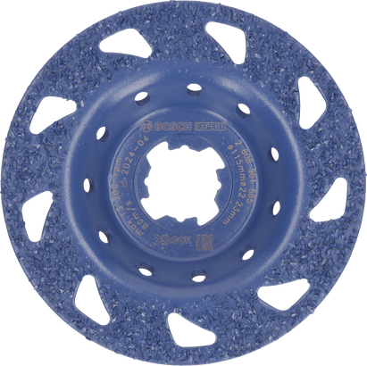 Cabezal de desbaste multimaterial de carburo Bosch EXPERT, plano medio, 115 mm.